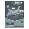 High-Quality Military Transport Aircraft Toy with Cargo Bay and Miniature Tank