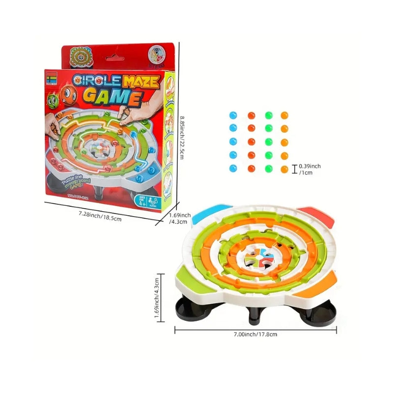 Circle Maze Game Puzzle Line Strategy Tabletop Game