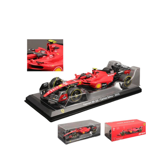 Bburago 1:24 Scuderia Ferrari SF-23 Carlos Sainz #55 Diecast Model Car