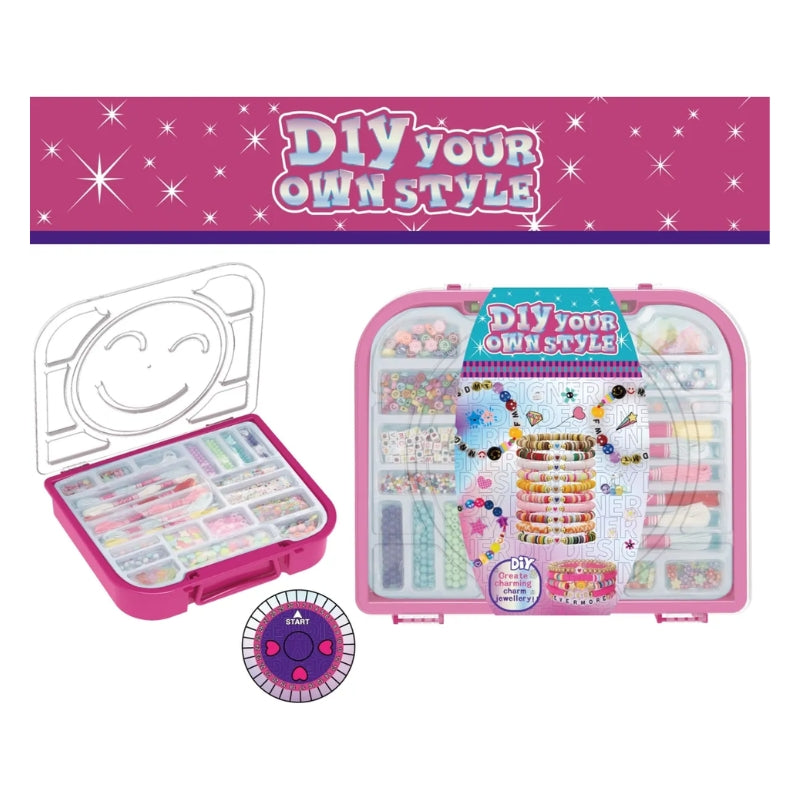 DIY Your Own Style Jewelry Making Bead Kit with Storage Case