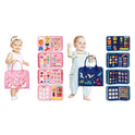 Toddler Felt Sensory Busy Board Bag with Dinosaur and Unicorn Themes