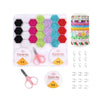 DIY Glass Seed Bead Jewelry Making Kit with Hexagon Storage Tray & Tools – Brand New Friendship Bracelet Craft Set