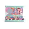 IGOODCO Children's Jewelry & Cosmetics Vanity Kit – Brand New Multi-Color Kids Makeup Palette with Eyeshadows, Rings & Mirror