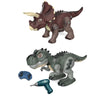 2-in-1 Take-Apart Remote Control Dinosaur Toy Set – Brand New DIY Build & Play RC T-Rex and Triceratops STEM Kit