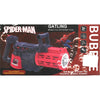 Spider-Man Full-Automatic Gatling Bubble Machine – Brand New Porous Space Capsule Bubble Blaster with One-Click Launch