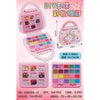 Unicorn Handbag DIY Bead Jewelry & Makeup Vanity Set – Brand New 20-Color Kids Eyeshadow Palette with 9-Grid Bead Kit
