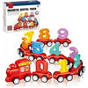 21-Piece Magnetic Digital Train Set – Brand New STEM Educational Number Counting Train Toy for Kids