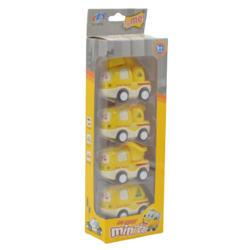 Mini Die-Cast Dinky Cars - 4 Pcs