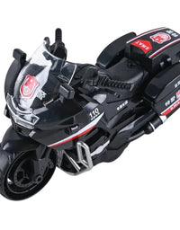 Intertia Police Motorcycle Toy For Kids
