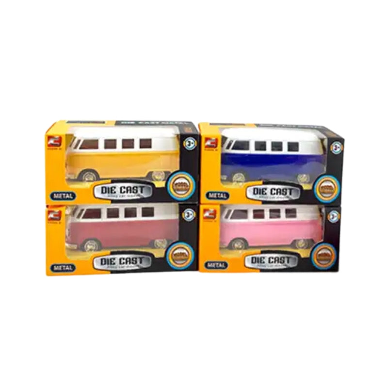 Diecast Bus Model Mini Car Toys For Kids