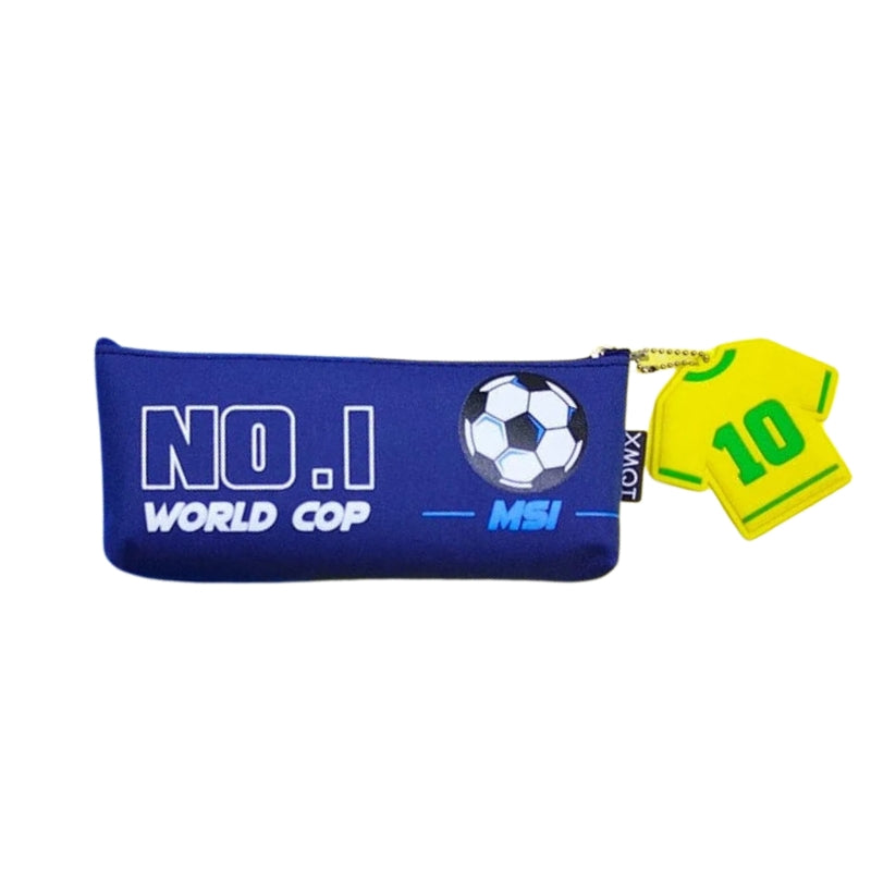 Soccer Pencil Case With T-shirt Keychain For Kids