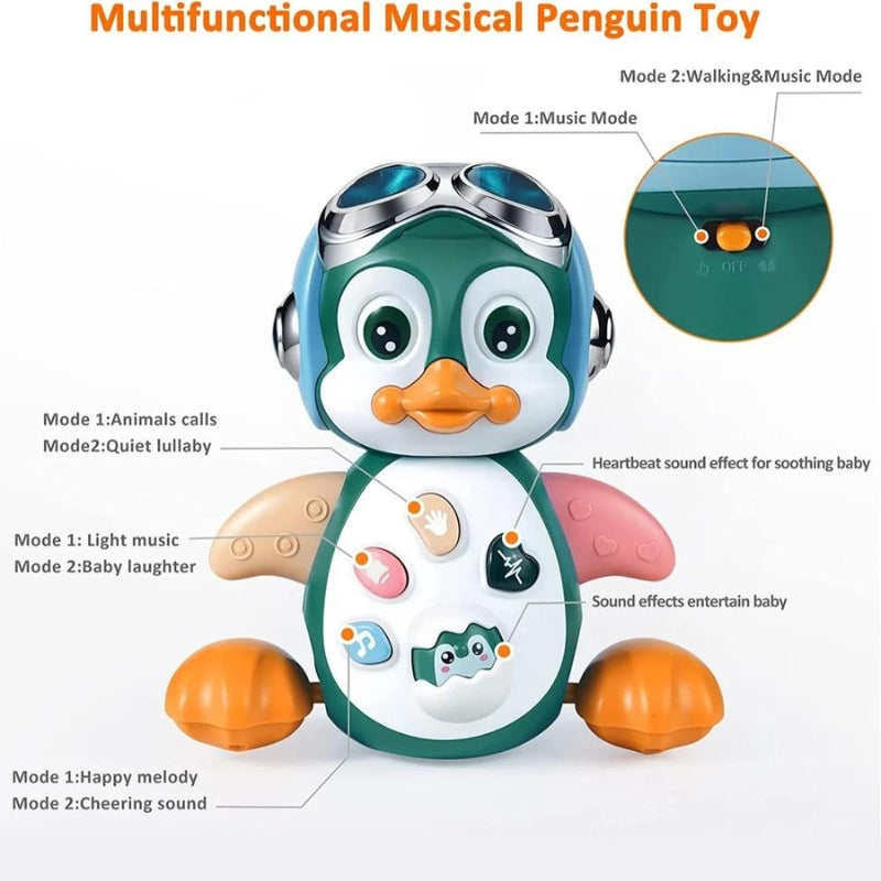 Baby Crawling Toys Electric Musical Penguin