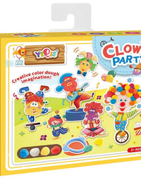 Clown Party Clay Dough Tools Making Clown Faces Kit For Kids
