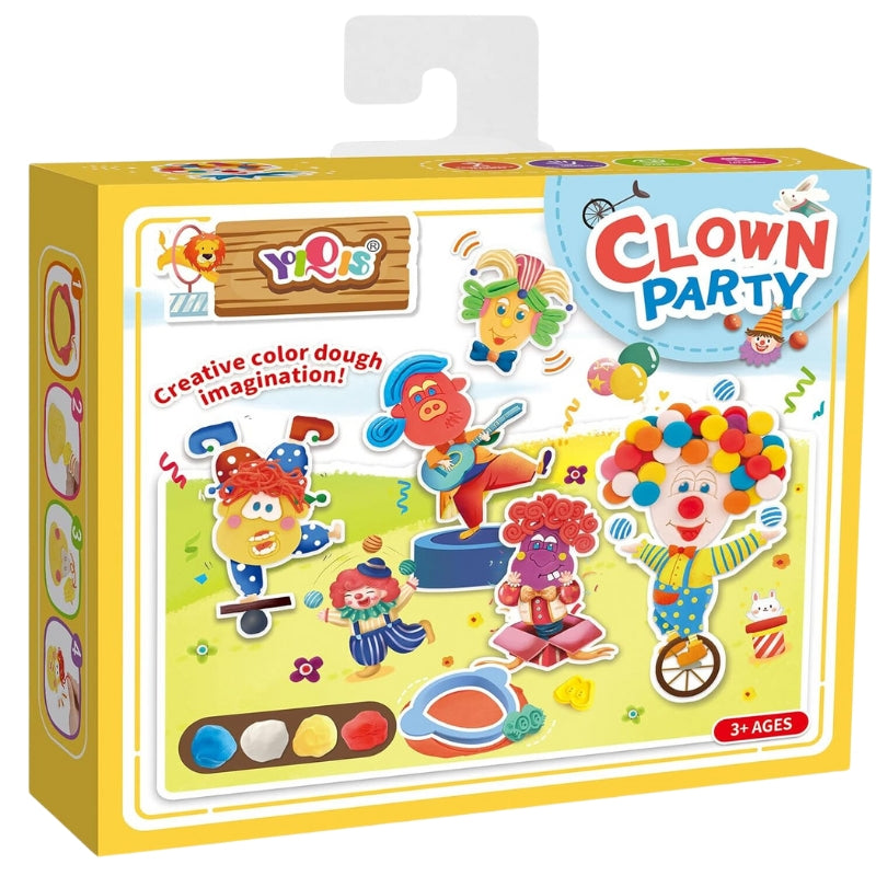 Clown Party Clay Dough Tools Making Clown Faces Kit For Kids