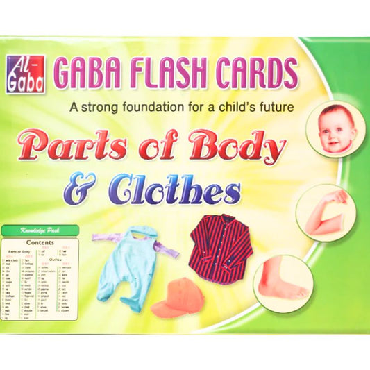 Gaba Flash Cards – Learn Parts of the Body & Clothes with Fun