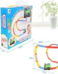 Melody Express- Innovative Light-Up Tumble Train Rail Playset
