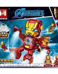 Lego Nano-Suit Iron Man Illuminating Building Blocks Set
