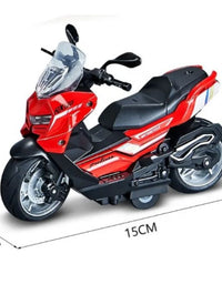 Die-Cast Classic Scooty With Dazzling Lights And Roaring Sounds toy
