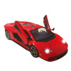 1:24 Scale Premium Die-Cast Red Lambo Model Car with Realistic Lights & Sound (Deal)