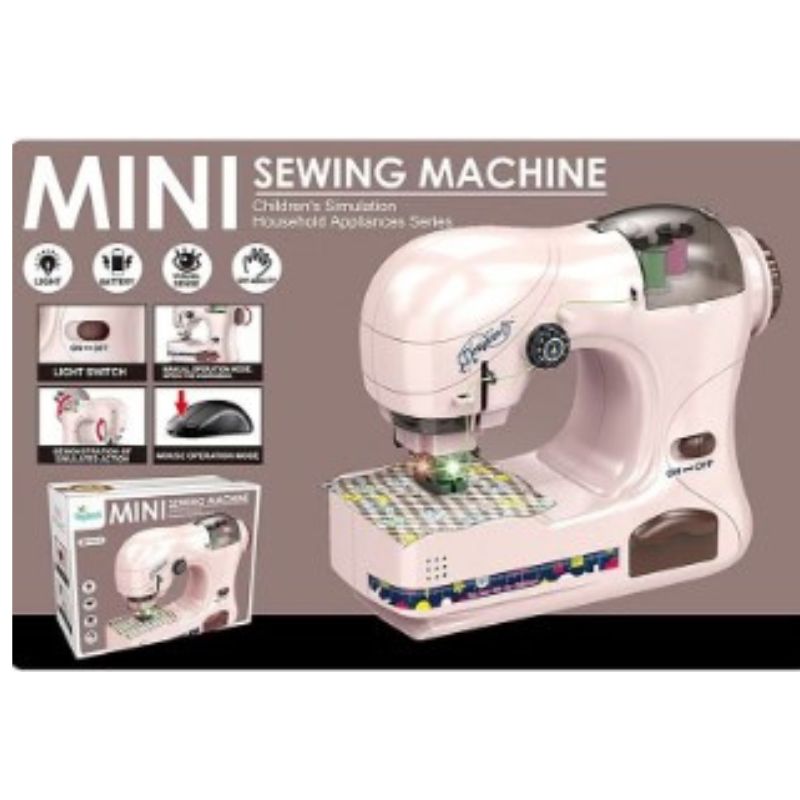 Tiny Tailor's Dream-Mini Home Sewing Machine With Mouse – Stitch Magic At Your Fingertips