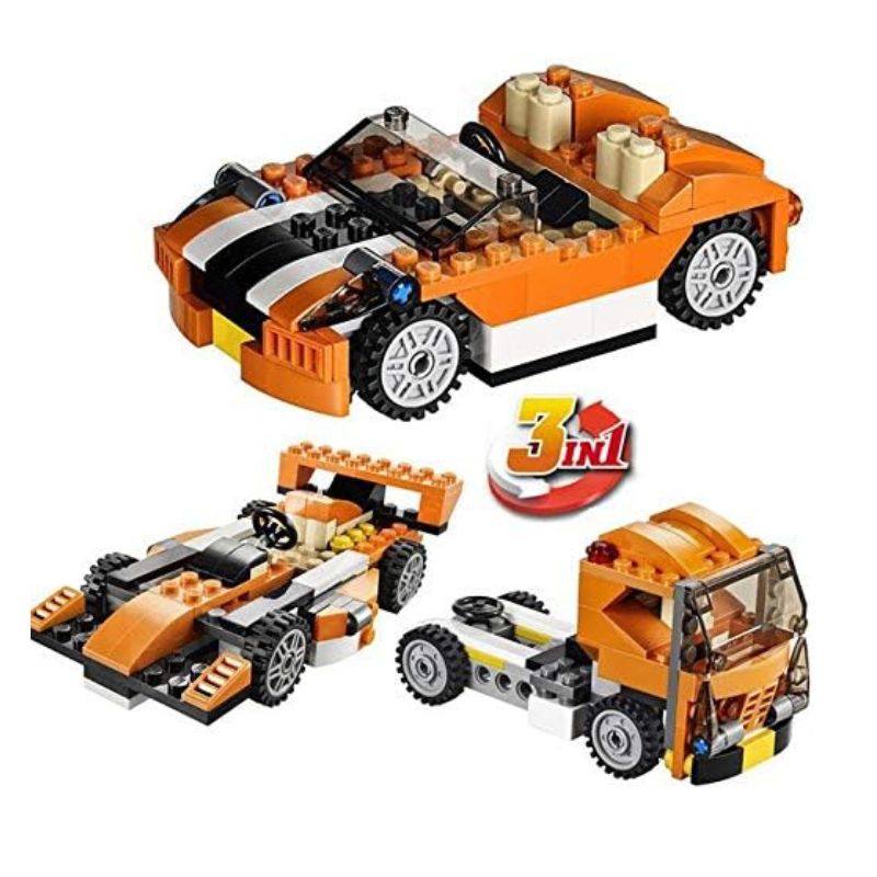 Decool Architect Creator 3 In 1 Car Brick Blocks Set Toy (119 pcs)