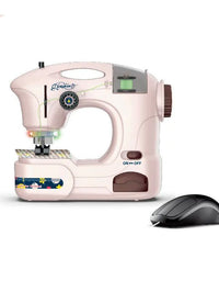 Tiny Tailor's Dream-Mini Home Sewing Machine With Mouse – Stitch Magic At Your Fingertips
