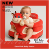 Dark Pink Baby Sofa Seater Soft Plush Support Chair for Babies & Toddlers