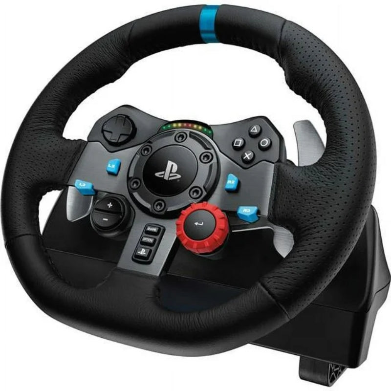 Logitech G29 Driving Force Racing Wheel For PS4 Bolt Axtion Bundle