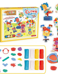 Clown Party Clay Dough Tools Making Clown Faces Kit For Kids
