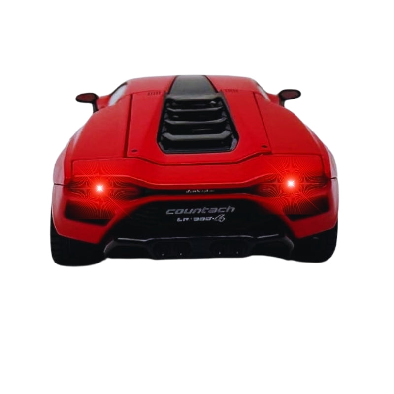 1:24 Scale Premium Die-Cast Red Lambo Model Car with Realistic Lights & Sound (Deal)