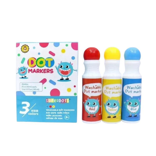 Super Dot Markers for Toddlers – Imported, High-Quality, Mess-Free Fun