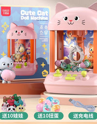 Mini Claw Catch Toy Machine: Doll Machine Coin-Operated Game Fun

