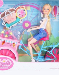 Barbie Ice Cream Bike With Doll
