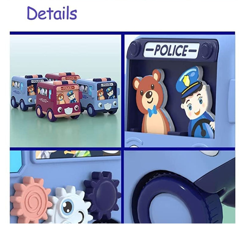 Swing Bear Policeman Car Toy