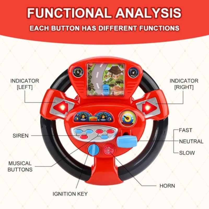 Winfun Motion Steering Wheel Musical Toy