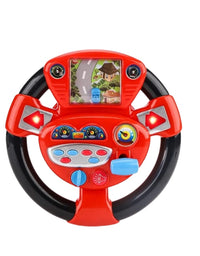 Multifunctional Activity Steering Wheel With Music For Kids
