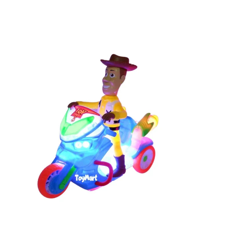 Toy Story Sheriff Woody Motorcycle With Music And Light