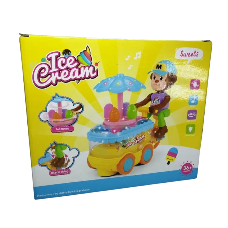 Monkey Candy Ice Cream Cart With Light & Sound