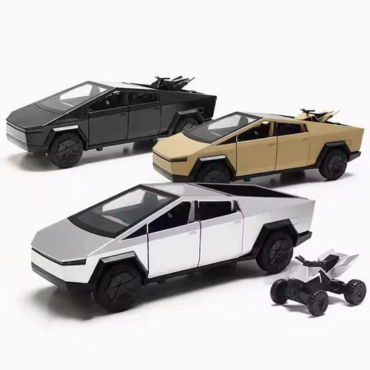 Tesla Cyber Truck Pickup Alloy Car For Kid