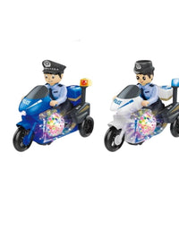Police Motorcycle With Light & Sound Toy For Kids
