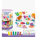 Letters And Numbers with Play Dough Educational toy for kids