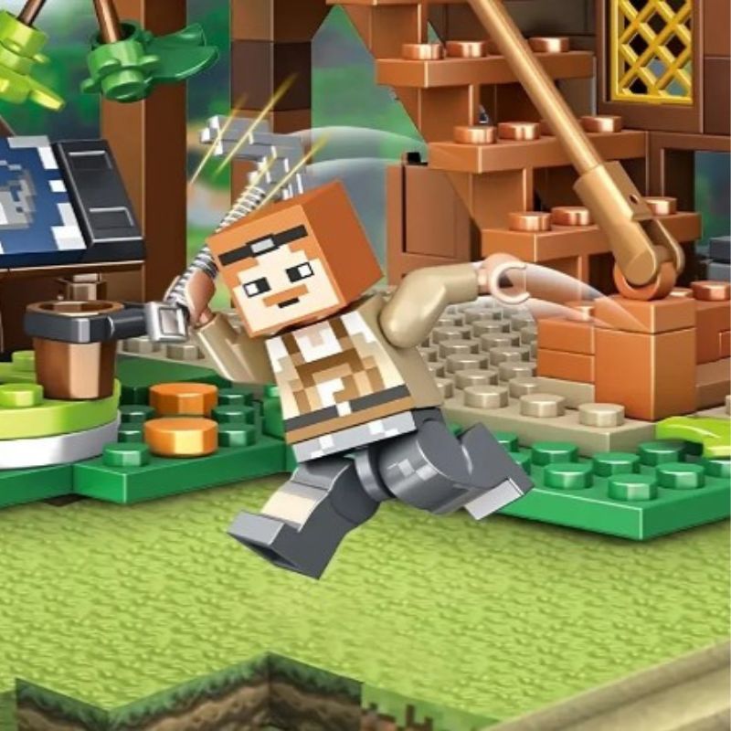 Lego Minecraft Building Blocks Set
