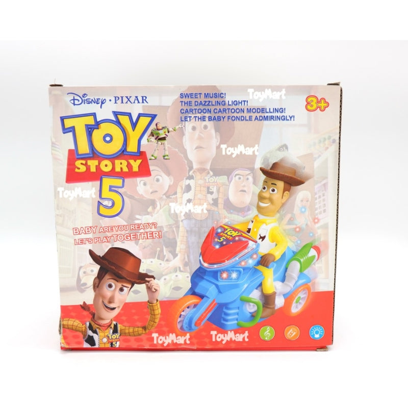 Toy Story Sheriff Woody Motorcycle With Music And Light
