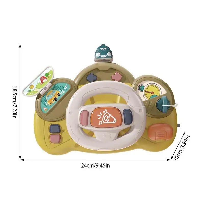 Driving Car Steering Wheel Musical Toy