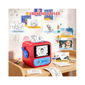 Kids Mini Drawing and Thermal Printing Toy Machine – Red