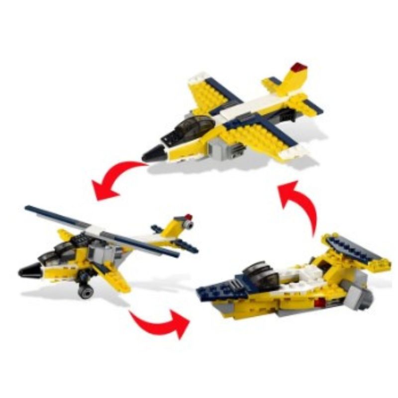 Fly High With Creativity- Architect Super Airplane 130pcs Building Blocks Set