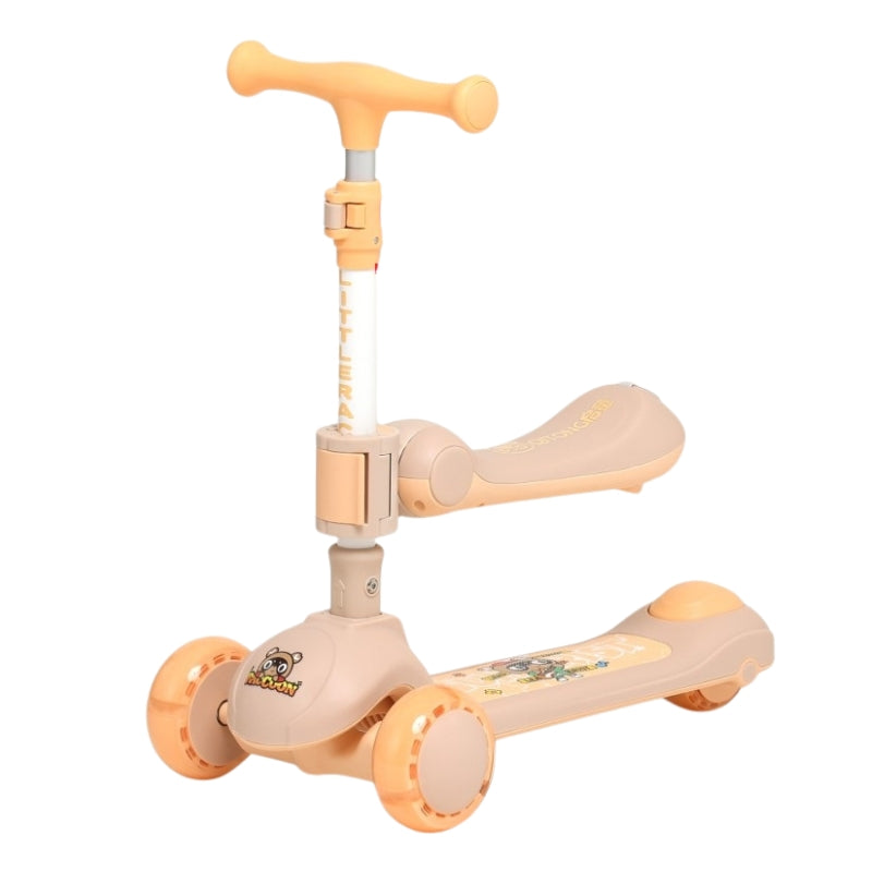 Baby Kids Scooty wheel outdoor 3 wheels 2 in 1 kick and foot scooty