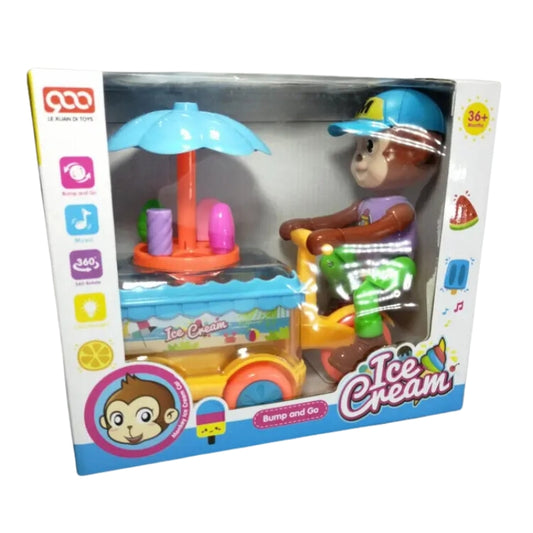 Monkey Candy Ice Cream Cart With Light & Sound