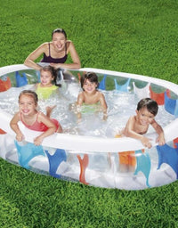 Bestway - Elliptic Swimming Pool For Kids (7'6x60x20) (54066)
