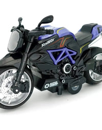 Diecast Classic Motorcycle Model With Light Music
